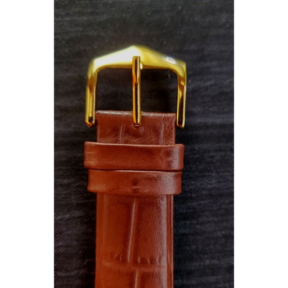 RARE NOS Seiko Men's Rectangular Tank Gorgeous Gold Case Blue Dial Dres… - Picture 6 of 7